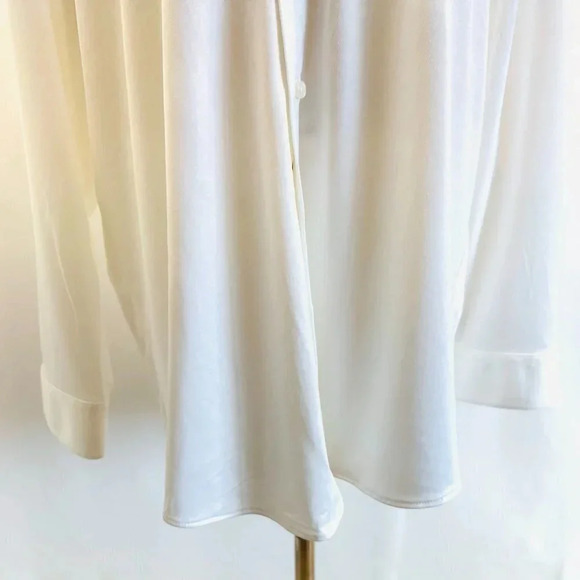 NWT APT 9 Men Long Sleeve Button Down White Slim Fit Dress Shirt Sz 17-17 1/2 XL - Picture 3 of 14